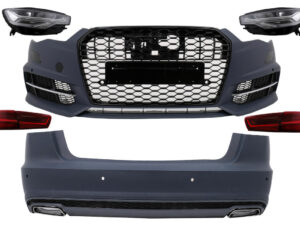 Komplet karosserikit velegnet til Audi A6 C7 4G Sedan (2011-2017) konvertering til 2018 design.