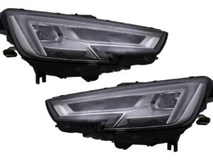 Fuldt LED-forlygter velegnet til Audi A4 B9 8W (2016-2018) konvertering fra Xenon til LED