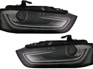LED DRL-forlygter til Audi A4 B8.5 Facelift (2012-2015) Sort