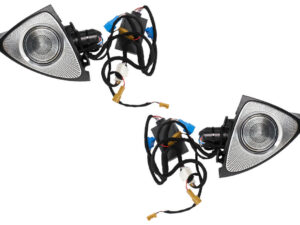Frontdørs LED rotary tweeters i 3 farver, der passer til Mercedes C-Class W205 C205 S205 (2014-2018)