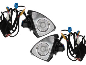 Frontdørs LED rotary tweeters 64 farver, der passer til Mercedes C-Class W205 C205 S205 (2014-2018)