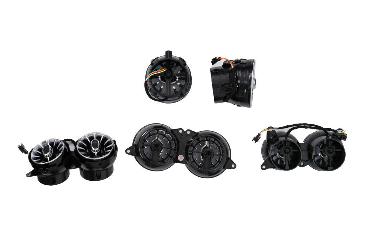AC Vent Gitter SÆT Front og Bag Side 64 farver egnet til Mercedes S-Klasse W222 (2013-2020) - Billede 2
