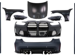 Komplet karosserikit egnet til BMW 3 Series F30 (2011-2019) konvertering til 2021+ G80 M design.