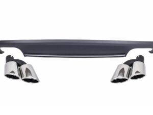 Bageste kofanger diffuser med udstødningsmuffler tips, der passer til Audi A5 8T Sportback Standard Facelift (2012-2015) S5 design.