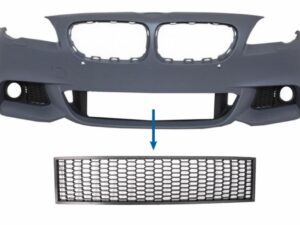 Frontskørts central nederste gitter egnet til BMW 5 Serie F10 F11 M-Tech (2009-2017)