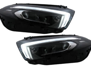 Fuldt LED-forlygter velegnet til Mercedes A-Klasse W177 V177 (2018-2022) Konvertering fra halogen til LED