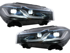 LED-forlygter velegnede til BMW X5 F15 (2013-2018) Konvertering fra HID til LED Sort