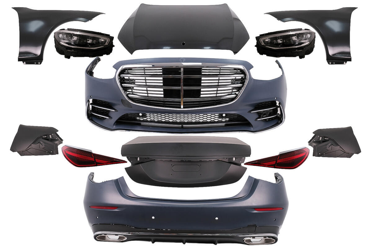 Komplet bodykit egnet til Mercedes S-Class W221 (2005-2013) konvertering til W223 S450 design