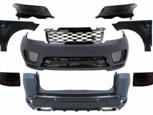Komplet karosserikit velegnet til Land Range Rover Sport L494 (2013-2017) konvertering til 2019 design.