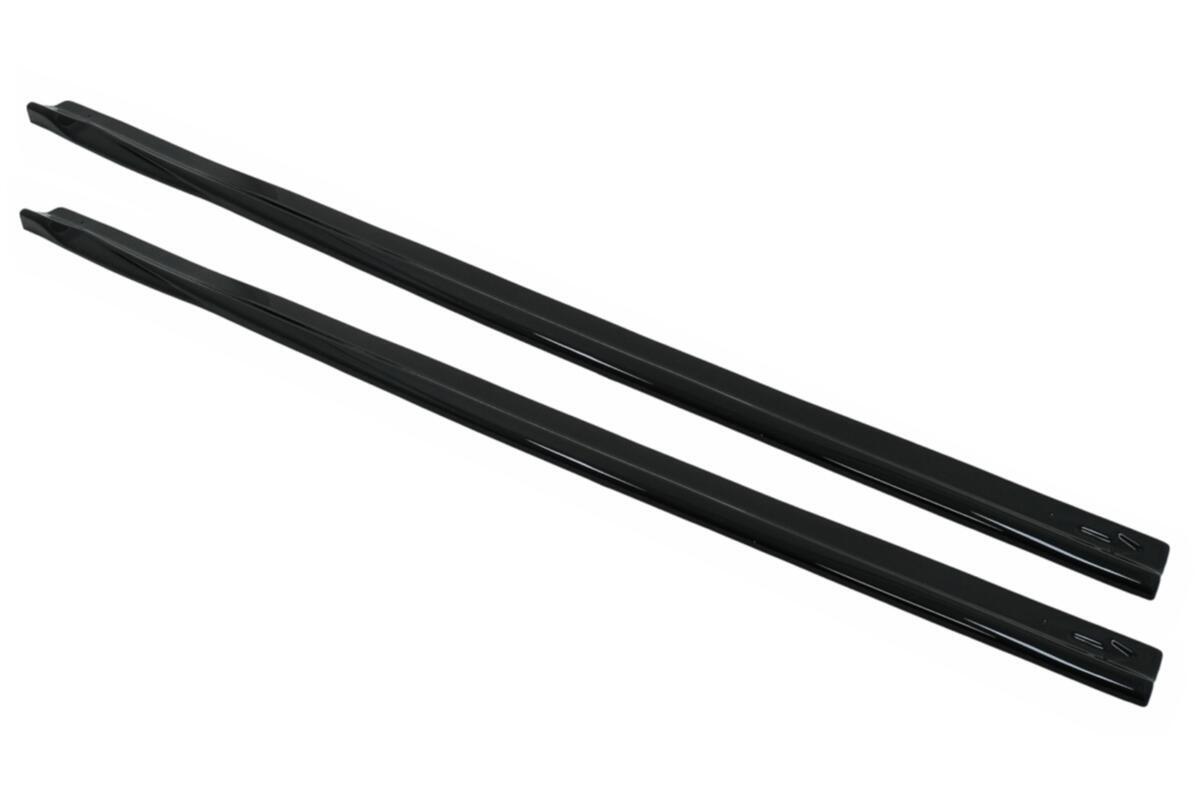 Side Skirts Extension egnet til Mercedes A-Class W176 Sport Line A45 Hatchback (2012-2018) Piano Sort - Billede 2