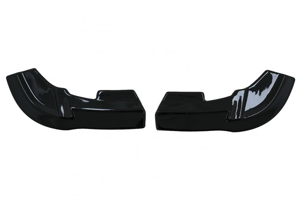 Bageste kofanger side splittere finner velegnet til Mercedes A-Klasse W176 Sport Line A45 Hatchback (2012-2018) i klaversort. - Billede 2