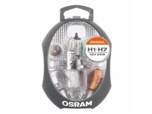 OSRAM Reservepærer Sæt 7 Stykker H1 H7 P21W PY21W P21/5W R5W W5W til Bilpære Sæt