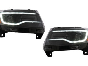 LED-forlygter velegnet til Jeep Grand Cherokee IV WK2 (2011-2013) med dynamiske blinklys