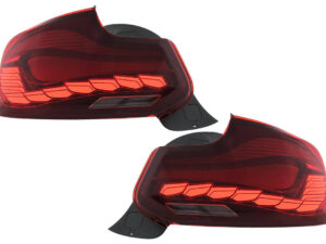 OLED baglygter velegnet til BMW 2-serie F22 F23 M2 F87 (2014-2020) med dynamiske blinklys konvertering til M4 design.