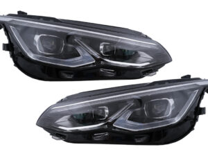 LED-forlygter velegnede til VW Golf 8 VII (2020-2024) med dynamiske blinklys.