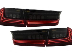 Fuldt LED baglygter egnet til BMW 3 Series G20 Sedan (2018-2022) Rød laserlook