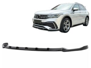 Frontspoilerlæbe til VW Tiguan II Mk2 R/R Line Facelift (2020-2024) i sort