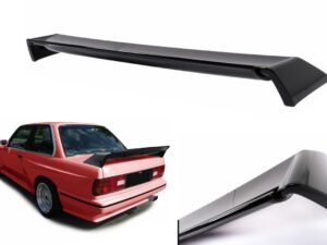 Bagagerumsspoilervinge egnet til BMW 3 Series E30 Limousine Coupe Cabrio (1982-1992) Piano Sort