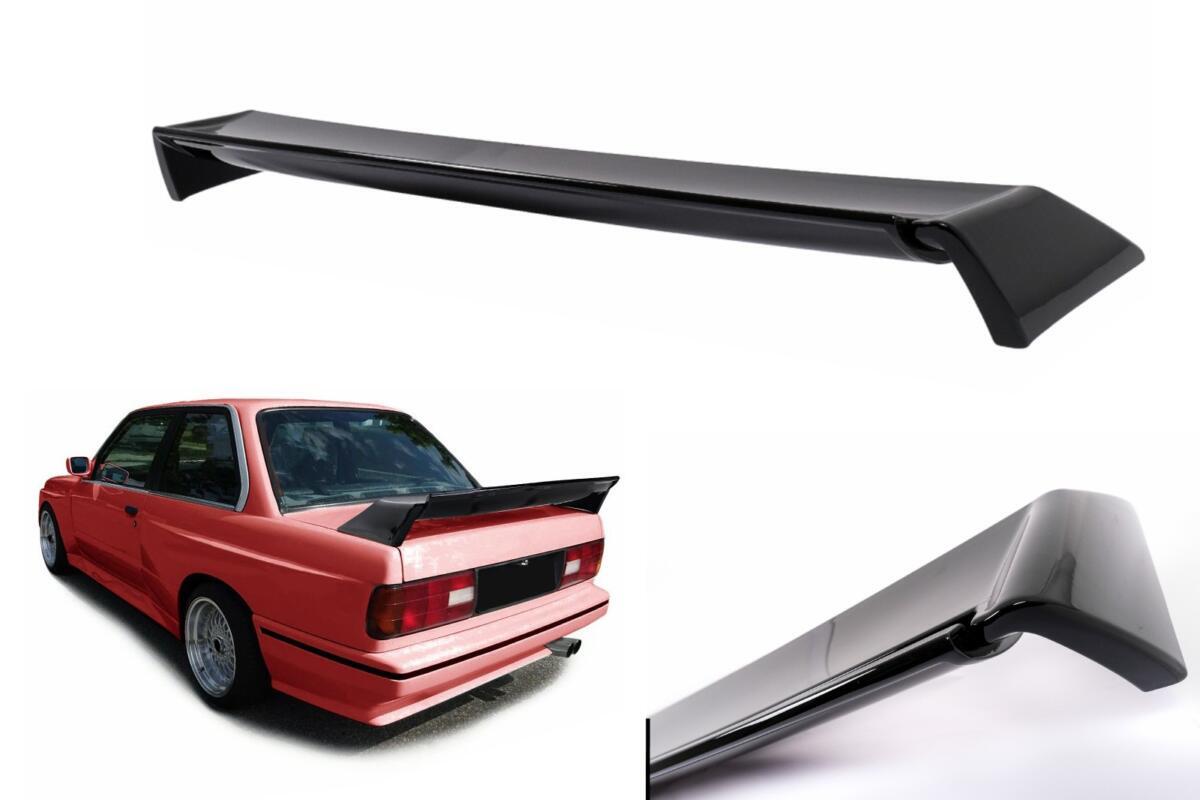 Bagagerumsspoilervinge egnet til BMW 3 Series E30 Limousine Coupe Cabrio (1982-1992) Piano Sort