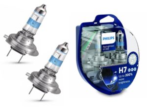Philips H7 Halogen Hovedlyspære 12V 55W PX26d RacingVision GT200 (1 sæt)