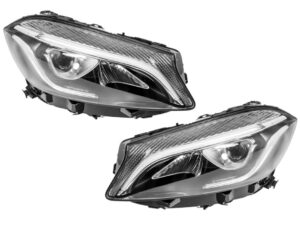 Fuldt LED-forlygter velegnet til Mercedes A-Klasse W176 (2012-2018) kun til XENON.