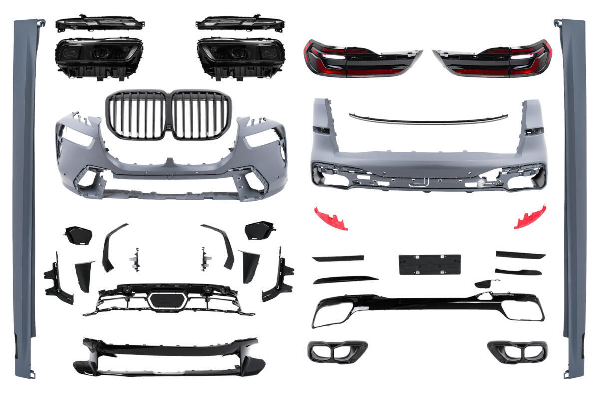 Body Kit egnet til BMW X7 G07 (2018-2022) konvertering til G07 LCI 2023 M Design