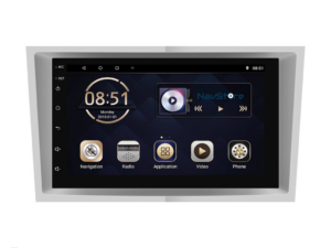 Navigation til Opel, 7 tommer, 1GB RAM, 16GB lager, Bluetooth, WiFi, Waze, YouTube