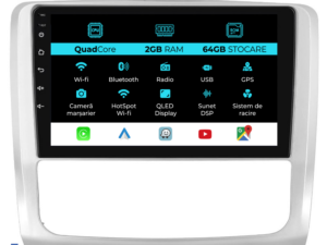 Navigation til Ford Focus, (2004-2012), 9 tommer, 2 GB RAM, 64 GB lager, Carplay