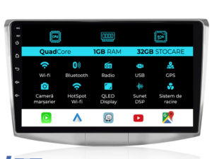 Navigation til Android Dedikeret Volkswagen Passat B6, B7, CC (2005 - 2015), 10 Tommer, 1Gb Ram, 32Gb Lager, Carplay