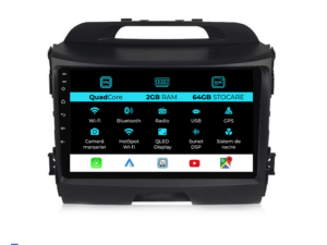 Navigation til Kia Sportage, (2010 - 2016), 9 tommer, 2Gb RAM, 64Gb lager, Carplay