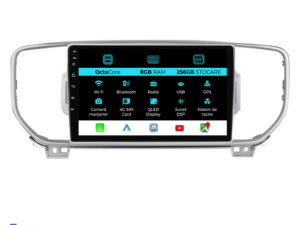 Navigation til Kia Sportage, 2016-2020, 9 tommer, 8 GB RAM, 256 GB lager, Carplay