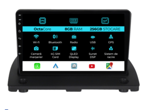 Navigation til Volvo XC90 (2002-2014), 9 tommer, 8 GB RAM, 256 GB lager, Carplay