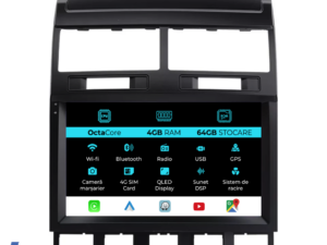 Navigation til Volkswagen Touareg, (2003-2010), 9 tommer, 4Gb RAM, 64Gb lager, Carplay