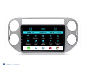 Navigation til Volkswagen, Tiguan (2006-2016), 9 tommer, 4 GB RAM, 64 GB lager, Carplay