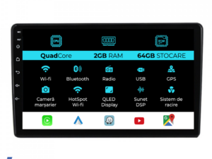 Navigation til Volkswagen Beetle, 2012 - 2018, 9 tommer, 2Gb RAM, 64Gb lager, Carplay