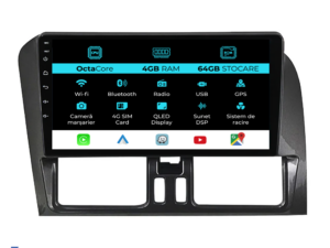 Navigation til Volvo XC60, 2008 - 2017, 9 tommer, 4Gb RAM, 64Gb lager, Carplay