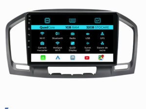 Navigation til Opel Insignia (2008 - 2013) 9 Tommer, 1Gb RAM, 32Gb lager, Carplay