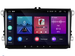 Navigation til Volkswagen, 9 tommer, 2 GB RAM, 64 GB lager, Carplay
