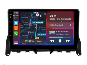 Navigation til Mercedes Benz C-Class W204 S204 (2006 - 2013), 9 tommer, 2 GB RAM, 64 GB lager, Carplay