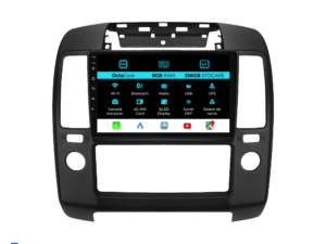 Navigation til Nissan Navara, 2004-2010, 9 Tommer, 8Gb RAM, 256Gb Lagerplads, Carplay