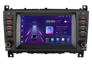 Navigation til Mercedes Benz C-Klasse W203, CLS W219, CLK W209 (2004 - 2011), Android, 7 tommer, 4Gb RAM, 64Gb lager, Bluetooth, WiFi
