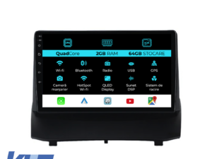 Navigation til Ford Fiesta, 2009-2017, 9 tommer, 2 GB RAM, 64 GB lager, Carplay