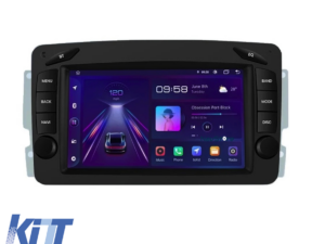 Navigation til Mercedes Benz C A E G-Class, SLK, CLK, Viano, Vito, Vaneo, 7 tommer, 2Gb RAM, 32Gb lager, Carplay.