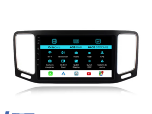 Navigation til Volkswagen Sharan, 2012-2019, 9 tommer, 4 GB RAM, 64 GB lager, Carplay