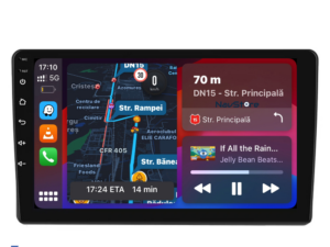 Navigation til Citroen Berlingo, (2008-2019), 9 tommer, 6 GB RAM, 128 GB lager, Bluetooth, WiFi, Carplay.
