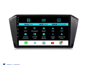 Navigation til Volkswagen Passat B8 (2015 - 2022), 10 tommer, 6Gb RAM, 128Gb lager, Carplay
