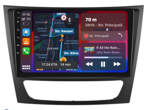 Navigation til Mercedes Benz E-Class W211 (2002 - 2010), 9 tommer, 1 Gb RAM, 32 Gb lager, Carplay
