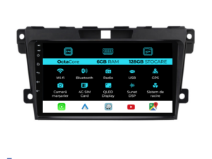 Navigation til Mazda CX-7, (2008-2015), 9 tommer, 6 GB RAM, 128 GB lager, CarPlay