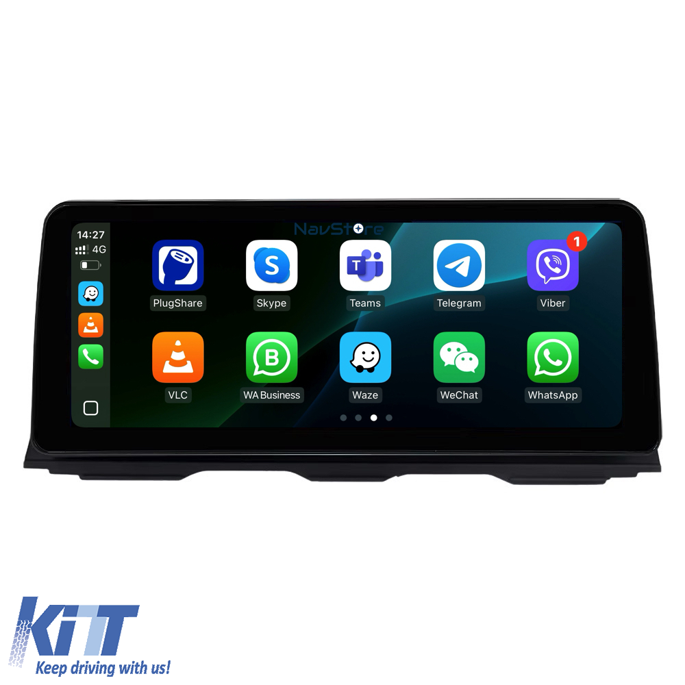 Navigation til BMW 3 Series E90 E91, 5 Series E60 E61 (2004-2013), 12,3 tommer, 8Gb RAM, 256Gb lager, Carplay - Billede 2