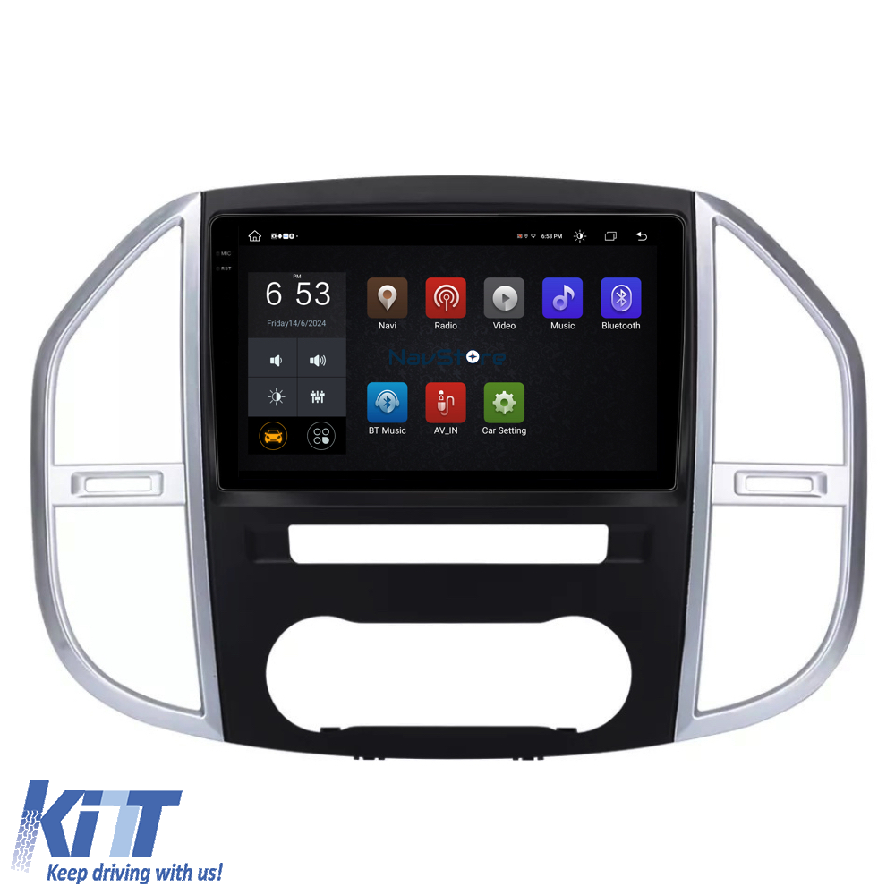 Navigation til Mercedes Vito W447 (2014-2021), 2K skærm, 4Gb RAM, 64Gb lager, Bluetooth, WiFi, Carplay - Billede 3